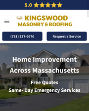 Kings Wood Masonry and Roofing logo