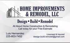 Avatar for Home Improvements and Remodel LLC