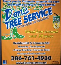 Logo for Don's Tree Service