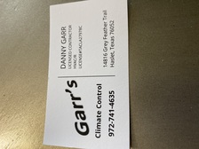 Logo for Garr's Climate Control