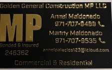Logo for Golden General Construction MP LLC