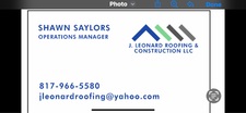 J.Leonard Roofing and Construction logo