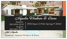 Logo for Napoles Windows & Doors, LLC