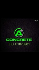 Logo for A Plus Concrete