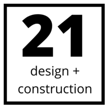 Logo for 21 Design Construction