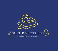 Logo for ScrubsSpotless Cleaning Service