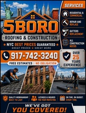 Logo for Five Boro Roofing