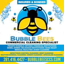 Logo for Bubble Bees Commerical Cleaning Specialist