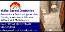 Logo for M alam general construction inc