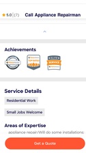 Logo for Call Appliance Repairman