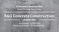 Avatar for B&G CONCRETE CONSTRUCTION LLC