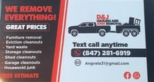 Avatar for D&J Hauling and Junk Removal