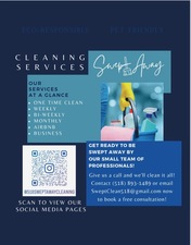 Logo for Swept Away Cleaning Services