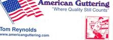 Logo for American Guttering