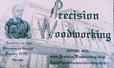 Logo for Precision Woodworking