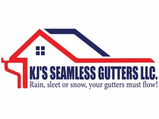 Logo for KJ'S Seamless Gutters LLC