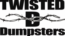 Logo for Twisted D Dumpsters