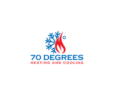 Logo for 70 Degrees Heating and Cooling, LLC