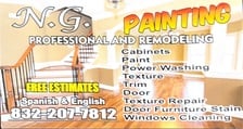 Logo for NG Painting Professional and Remodeling