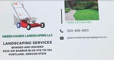 Logo for Green Hands Landscaping, LLC
