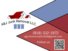 Logo for A & J Junk Removal LLC