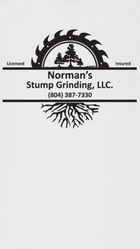 Normans Stump Grinding logo