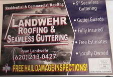 Logo for Landwehr Seamless Guttering
