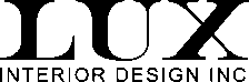 Logo for LUX Interior Design LLC