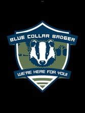 Logo for Blue Collar Badger