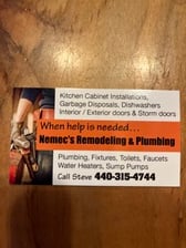 Logo for Nemecs Remodeling & Plumbing