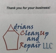 Logo for Adrians Cleanup and Repair LLC