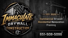 Logo for Immaculate Drywall and Construction LLC