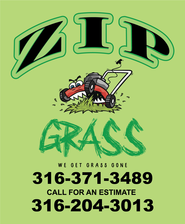 Logo for Zips grass and gutters LLC