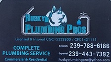 Logo for Husky Plumbing Pros