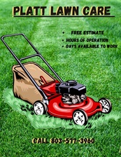 Logo for Platt Lawn Care
