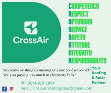Logo for Cross Air Roofing & Solar LLC