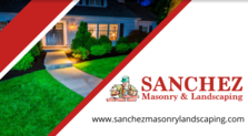 Logo for Sanchez Masonry and Landscaping