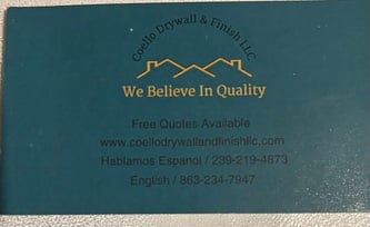 Coello Drywall & Finish LLC logo