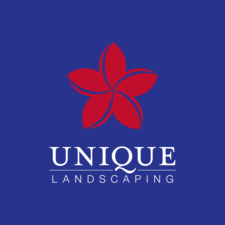 Unique Landscaping and Construction logo