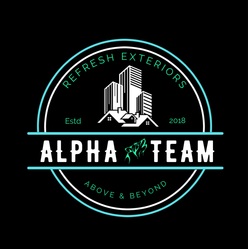 Refresh Exteriors Alpha Team logo