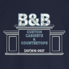 Logo for B&B Custom Cabinets and Countertops