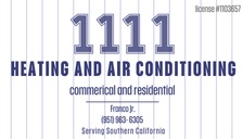 Logo for 1111 HEATING AND AIR CONDITIONING