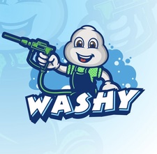 Logo for Washies Pressure Washing