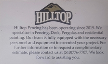 Avatar for Hilltop Fencing