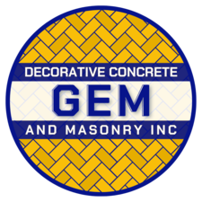 Logo for Gem Decorative Concrete and Masonry Inc.