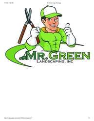 Mr.Green Landscaping, Inc. logo