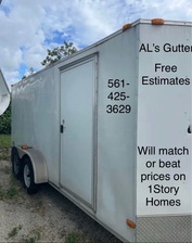 Logo for AL’s gutters