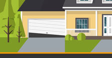 Logo for Jacked Up Garage Doors