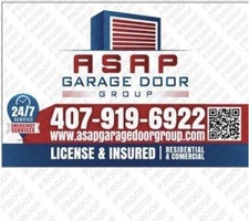 Logo for ASAP Garage Door Group