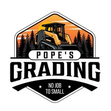 Logo for Pope's Grading, LLC